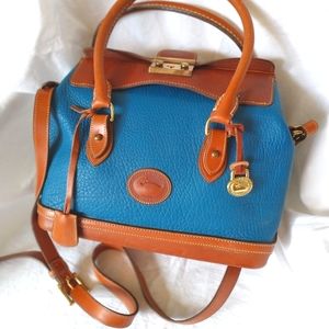 RARE Dooney & Bourke FRENCH BLUE Doctor Satchel
